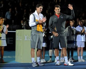 Federer e Nadal ancora in esibizione
