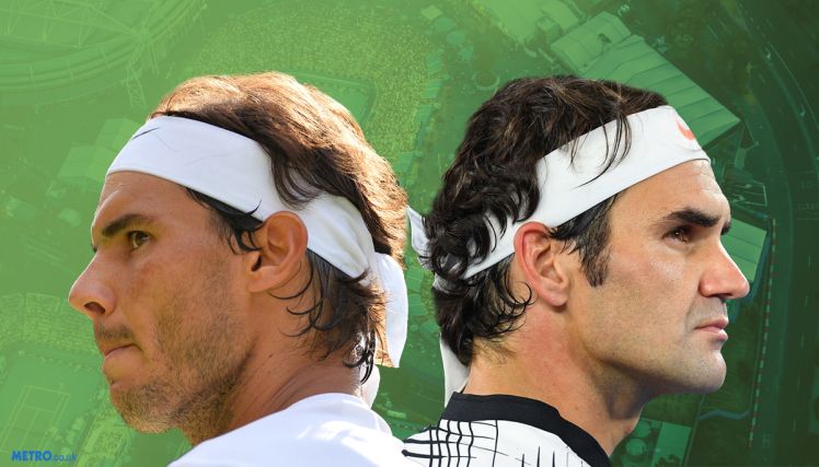 Rafael Nadal e Roger Federer nella foto