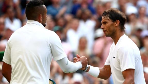 Rafael Nada e Nick Kyrgios nella foto