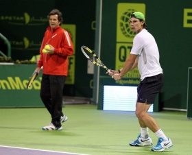 Rafael Nadal e Francisco Roig