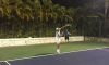 Rafael Nadal si allena a Cozumel