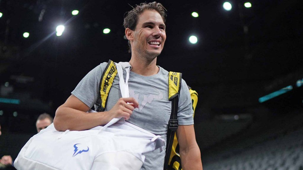 Federer con Nole, Thiem e Berrettini Federer con Nole, Thiem e Berrettini