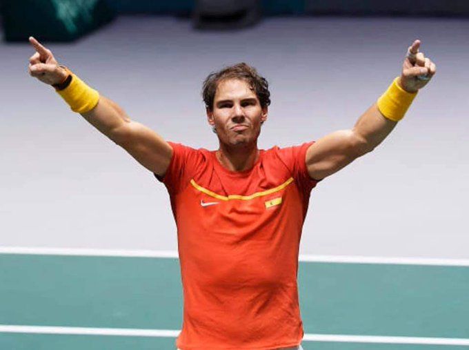 Rafael Nadal nella foto