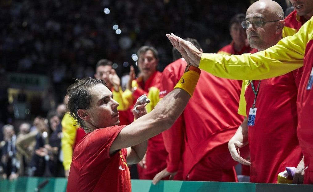 Rafael Nadal nella foto