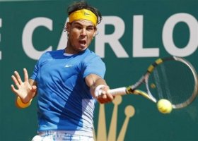 Rafael Nadal a caccia della setitma vittoria consecutiva a Montecarlo.