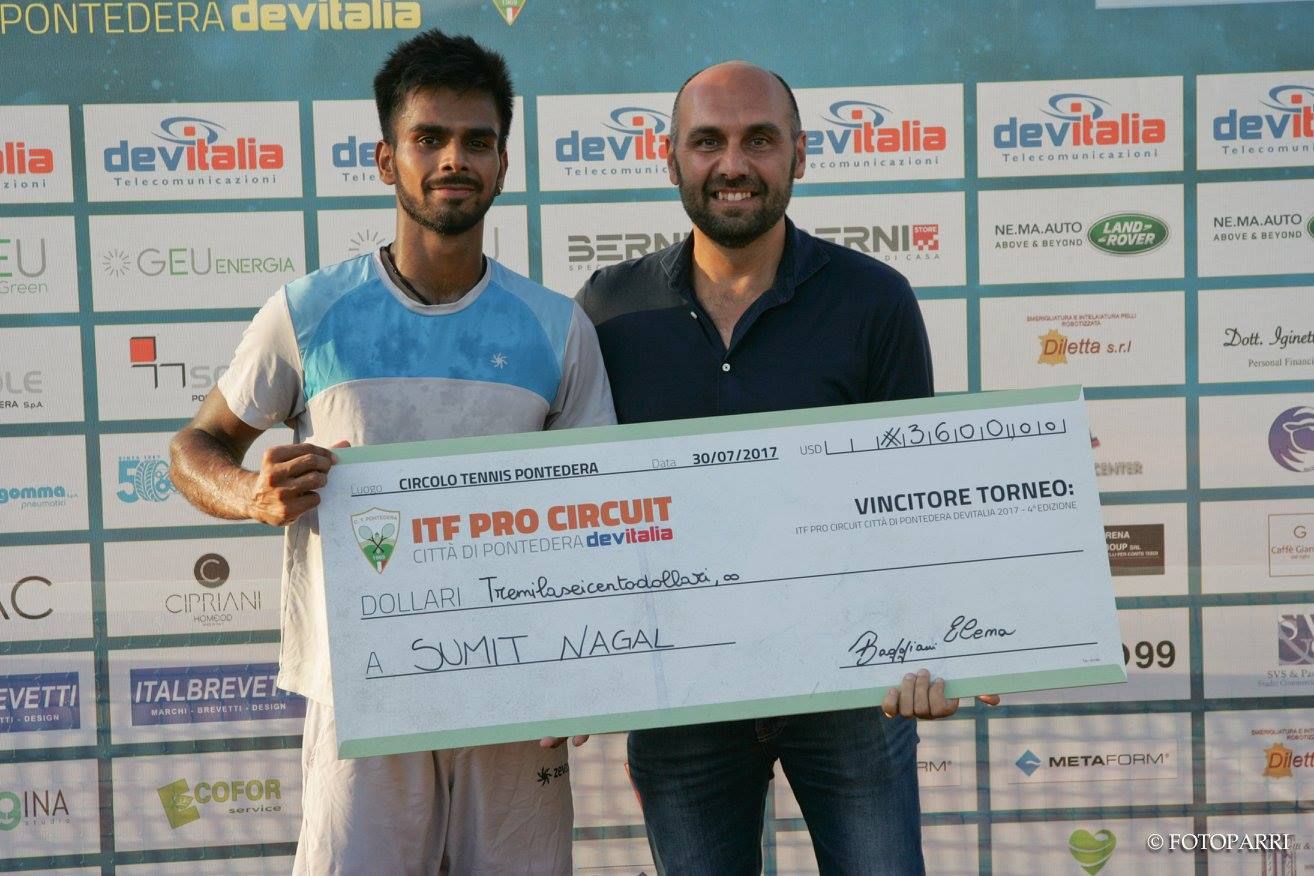 Da Pontedera: Successo di Sumit Nagal.