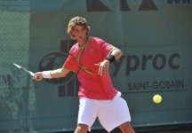 Stefano Napolitano ha disputato un’esibizione all’ATP Champions di Zurigo