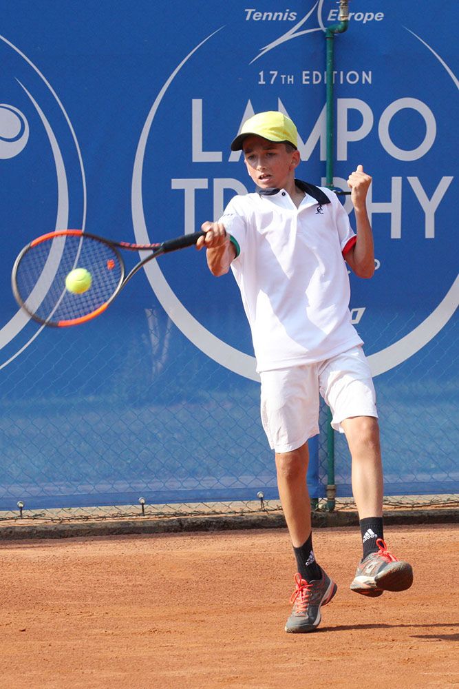 Guglielmo Verdese, 12 anni da Genova, è uno dei componenti della formazione azzurra in semifinale alla Lampo Trophy Nation Cup - Foto Alvaro Maffeis