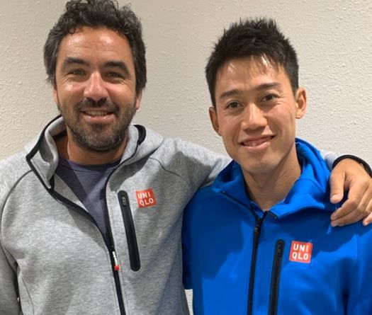 Kei Nishikori classe 1989 e Dante Bottini