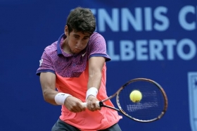 Il brasiliano Orlando Luz, 17 anni e n.2 del ranking giovanile, è arrivato in finale al Trofeo Bonfiglio senza perdere nemmeno un set - Foto Francesco Panunzio
