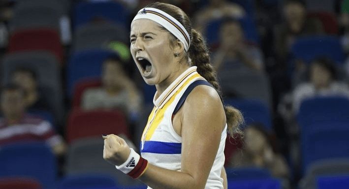 Jelena Ostapenko nella foto