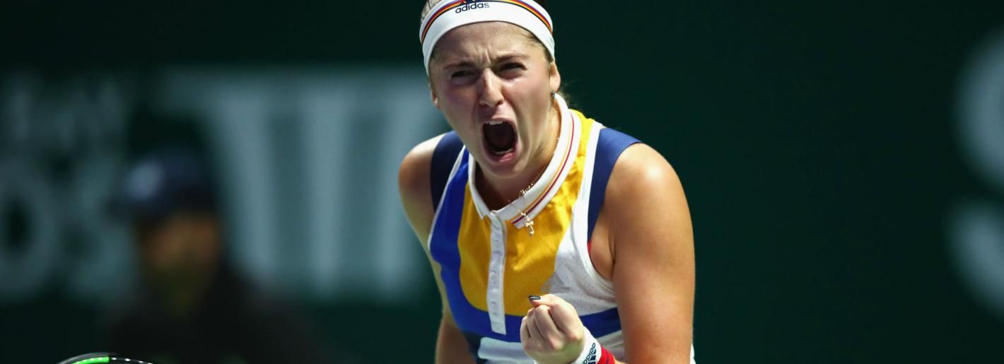 Jelena Ostapenko nella foto