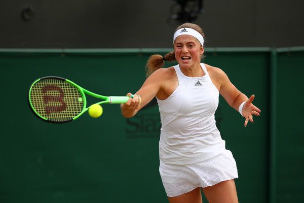 Jelena Ostapenko nella foto