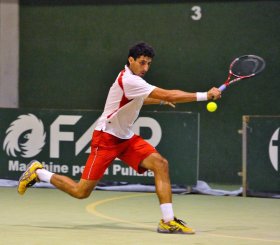 Philipp Oswald, classe 1986, n. 372 del ranking mondiale. Foto Antonio Milesi.