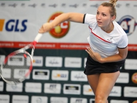 La tedesca del Ct Ceriano Justine Ozga ha sfiorato il successo contro la portacolori della Stampa Torino Zmau evidenziando grossi passi avanti (foto Carlo Anastasio)