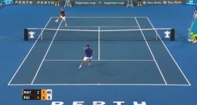 Benoit Paire Show alla Hopman Cup