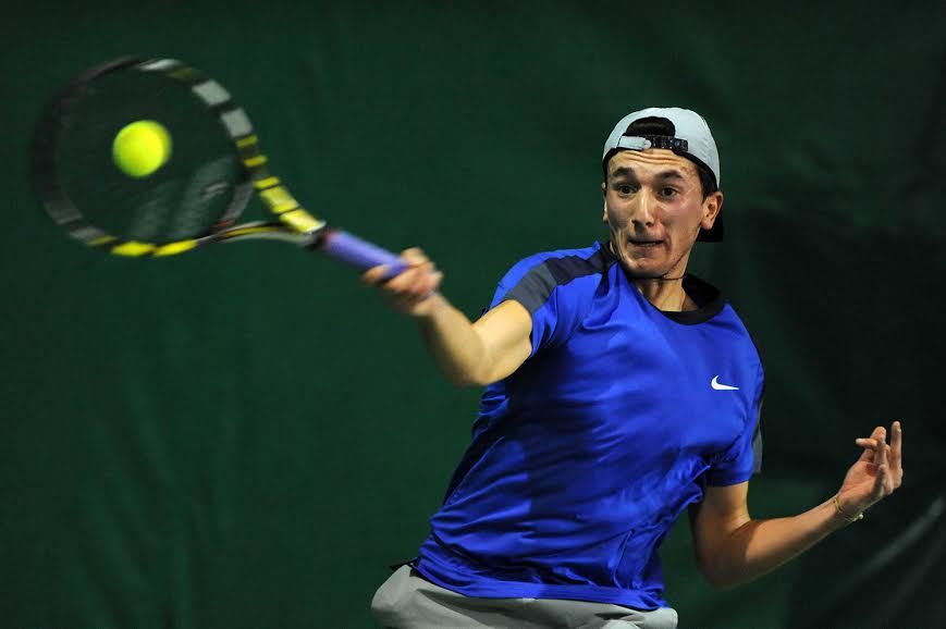 Luca Pancaldi, bolognese classe 1993, si è qualificato per il main draw battendo per 6-3 6-3 il milanese Alessandro Coppini - Foto Francesco Panunzio
