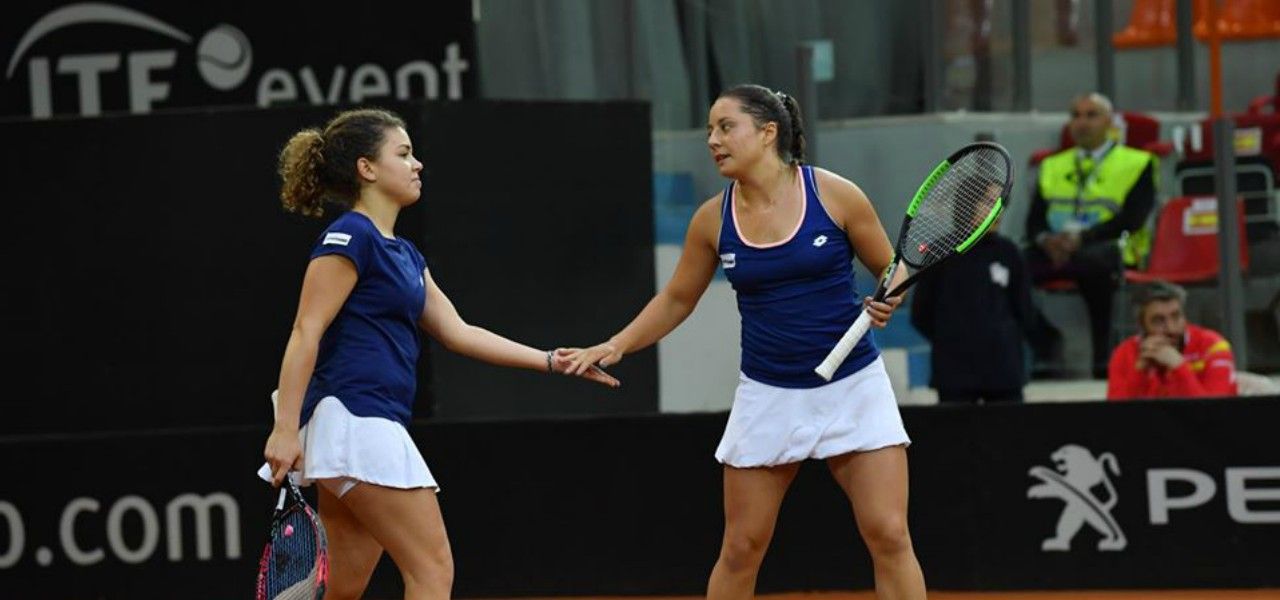 Jasmine Paolini ed Elisabetta Cocciaretto nella foto