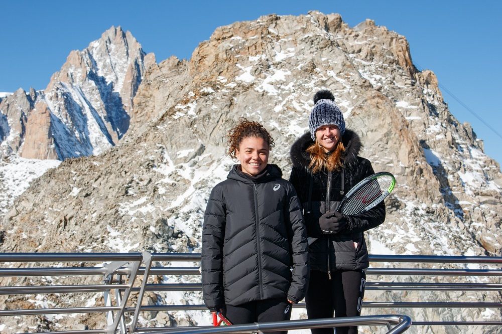 Jasmine Paolini e Liudmila Samsonova nella foto - Foto Paolo Di Matteo