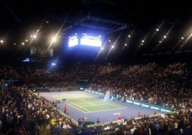 Momento di ristrutturazione per l'impianto di Parigi Bercy.