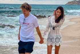 Alexander Zverev e Brenda Patea nella foto
