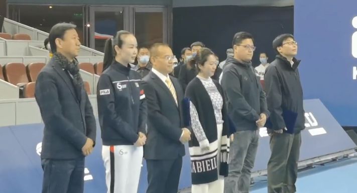Shuai Peng nella foto