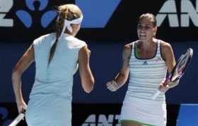 Prima vittoria in carriera in un torneo dello Slam per Flavia Pennetta e Gisela Dulko