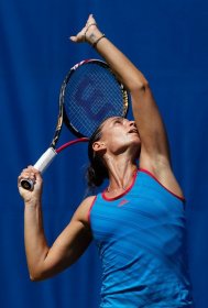 Flavia Pennetta impegnata in Giappone.