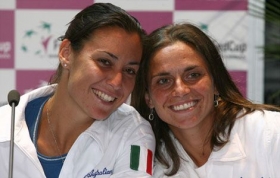 Flavia Pennetta e Roberta Vinci. Gli scontri diretti sono in parità: 4 vittorie per parte.