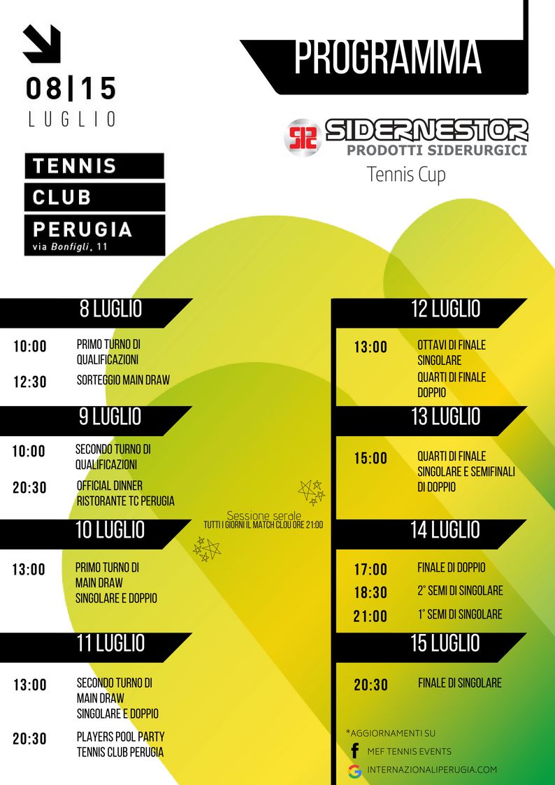 Challenger Perugia: Si parte il prossimo 8 Luglio con le qualificazioni. Un'altra wild card a disposizione per gli organizzatori