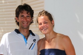 Francesco Piccari e Karin Knapp