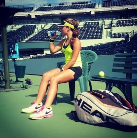 Lisa Pigato si trova in Florida per disputare il 56° Orange Bowl. Qui, da suo profilo Instagram, in campo a Key Biscayne dove ha primeggiato nella categoria Under 14