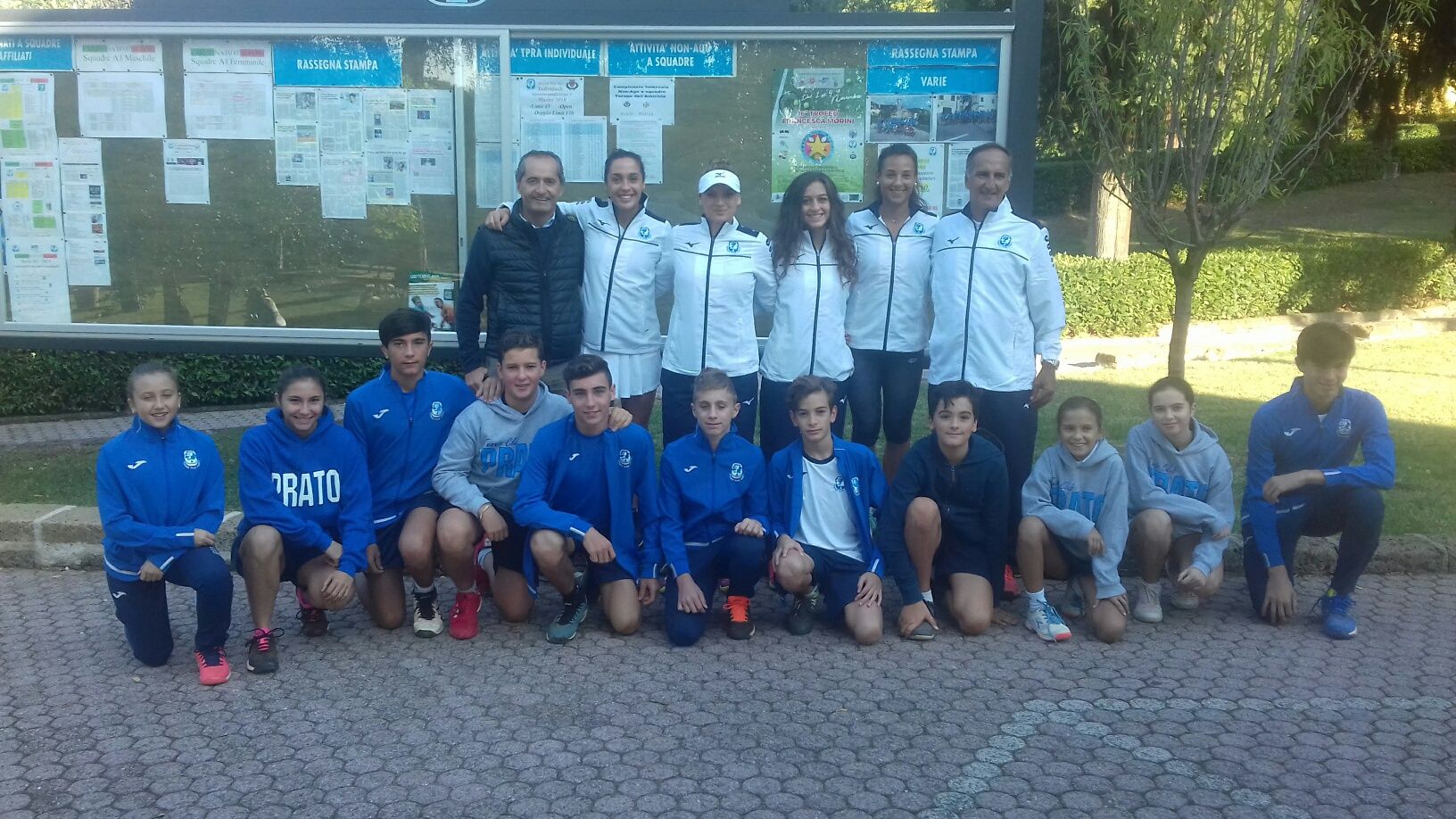 La squadra del Tc Prato