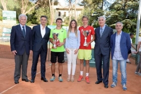 La premiazione maschile
