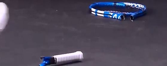 La racchetta di Fabio Fognini