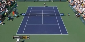 Milos Raonic ha commesso il doppio fallo sulla palla match