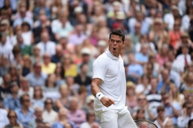 Nella foto Milos Raonic