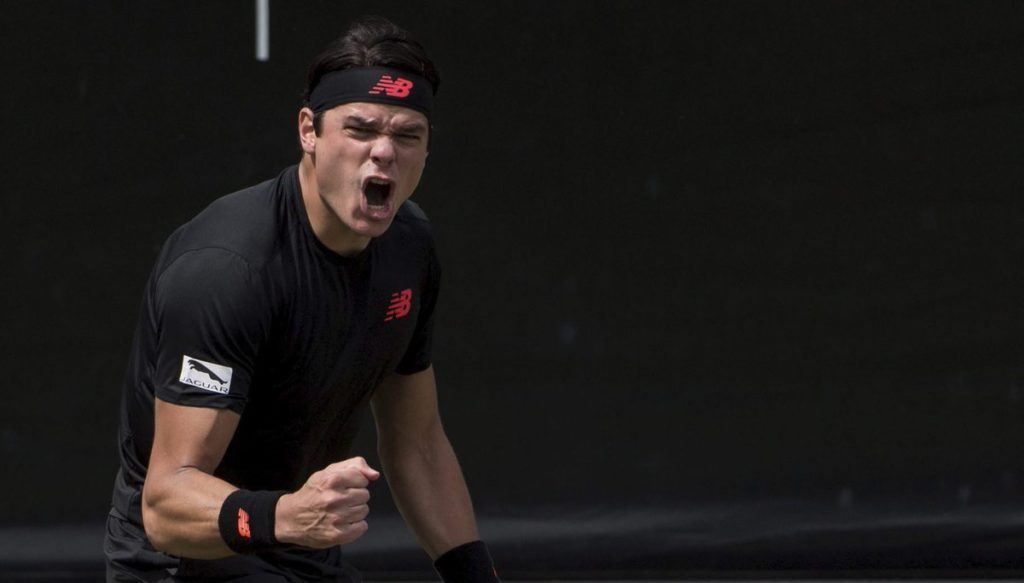 Milos Raonic nella foto