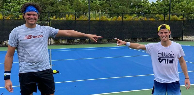 Milos Raonic nella foto