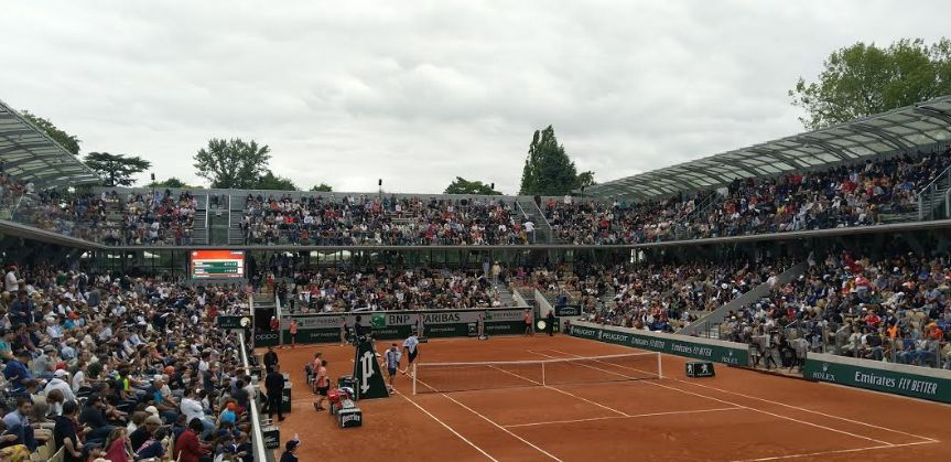 Il campo del Roland Garros