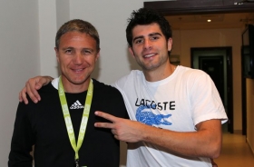 Umberto Rianna è attualmente il coach di Simone Bolelli