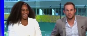 Serena Williams e Andy Roddick nella foto