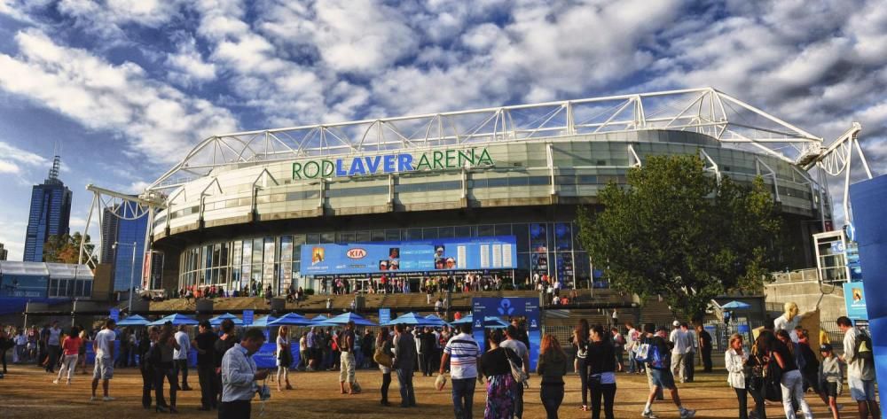 La Rod Laver Arena a Melbourne Park