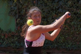 Federica Rossi, 14enne di Sondrio, è l'unica italiana ad aver conquistato l'accesso al tabellone principale del 57° Trofeo Bonfiglio dalle qualificazioni - Foto Roberto Recalcati