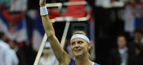 Lucie Safarova deciva per la vittoria della Rep Ceca in Fed Cup