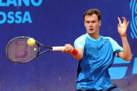 Il 16enne russo Roman Safiullin, testa di serie n.6 del torneo, ha vinto il 55° Trofeo Bonfiglio - Foto Francesco Panunzio