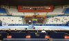 Spalti semideserti all’ATP Challenger Tour Finals di San Paolo.