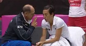 Il capitano Barazzutti e Francesca Schiavone