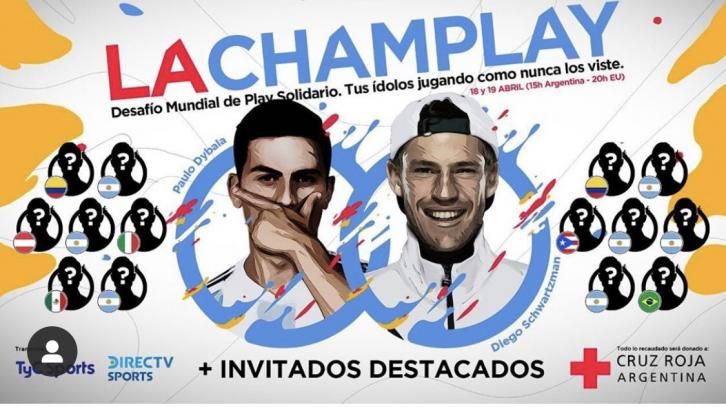 Emergenza Coronavirus: Diego Schwartzman, Paulo Dybala e Dominic Thiem giocano un torneo a FIFA 20 per la raccolta fondi