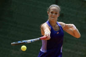 Chiara Scremin, di base a Milano, al Tc Ambrosiano sfida al 2° turno delle qualificazioni la tedesca Kurz - (Foto Francesco Panunzio).